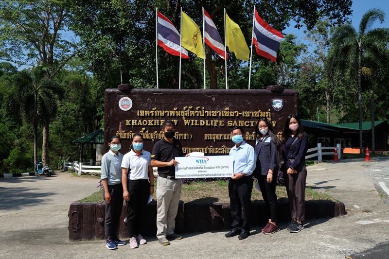  WHA Group Supports Tree Planting Event  at Khao Kheow - Khao Chomphu Wildlife Sanctuary