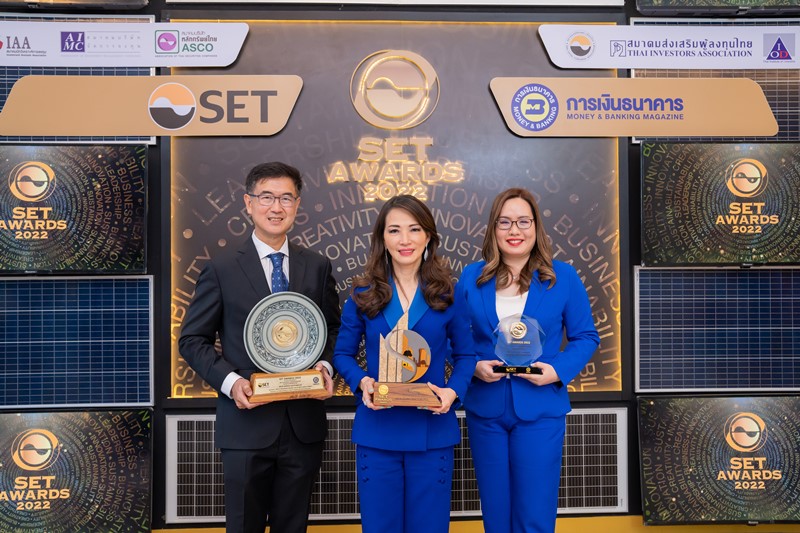 WHA Receives 3 Prestigious Awards from SET Awards 2022 in Sustainability Excellence and Business Excellence Categories Reflecting Its Sustainability-Integrated Operations