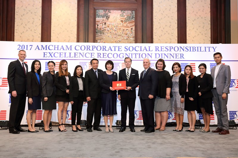 เหมราชฯ รับรางวัล AMCHAM CSR Excellence Awards 2017 ต่อเนื่องปีที่ 8 