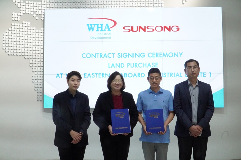 Sunsong (Thailand) Finalizes Land Purchase Deal for Future Plant at WHA ESIE 1