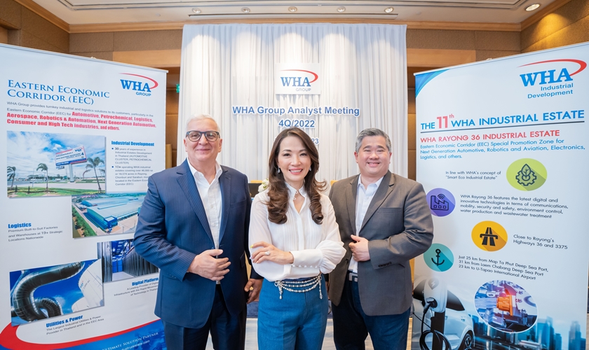 WHA GROUP พบนักวิเคราะห์ ประกาศกลยุทธ์การดำเนินธุรกิจเพื่อการเติบโตอย่างยั่งยืน พร้อมเดินหน้าภารกิจ “Mission to The Sun”  