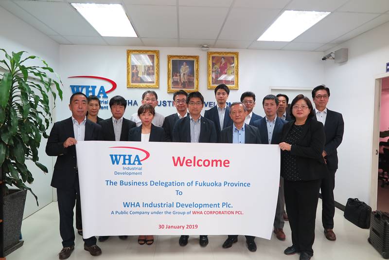 WHA Industrial Development Welcomes  Fukuoka Province Business Delegation 
