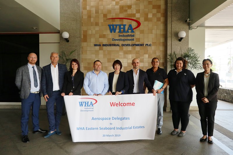 WHA Industrial Development Welcomes Aerospace Delegates  to WHA ESIE 1 and ESIE (Rayong)