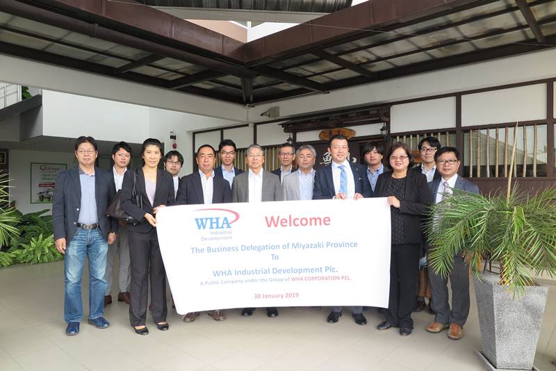 WHA Industrial Development Welcomes Business Delegation from Miyasaki, Japan
