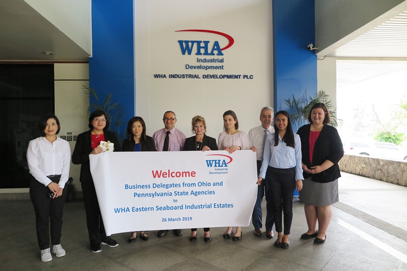 Business Delegates from Ohio and Pennsylvania  Visit Eastern Seaboard Industrial Estate (Rayong) and  WHA Eastern Seaboard Industrial Estate 1