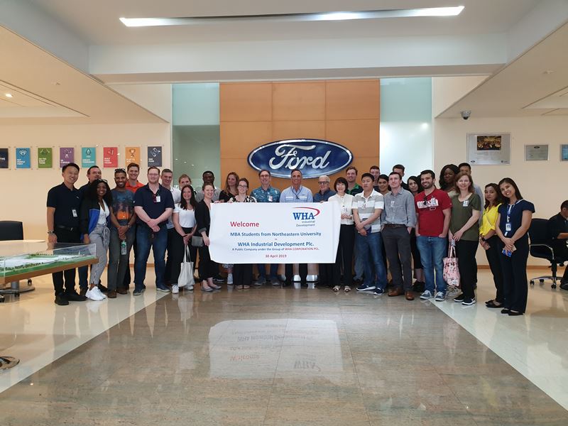 Northeastern University MBA Students Visit Ford Plant In Automobile Cluster at WHA Eastern Seaboard Industrial Estate 1 