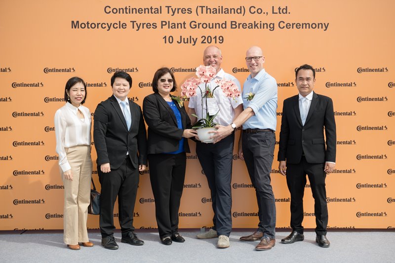 Continental Holds Ground Breaking Ceremony  for its Motorcycle Tyres Plant in WHA Eastern Seaboard Industrial Estate 4 