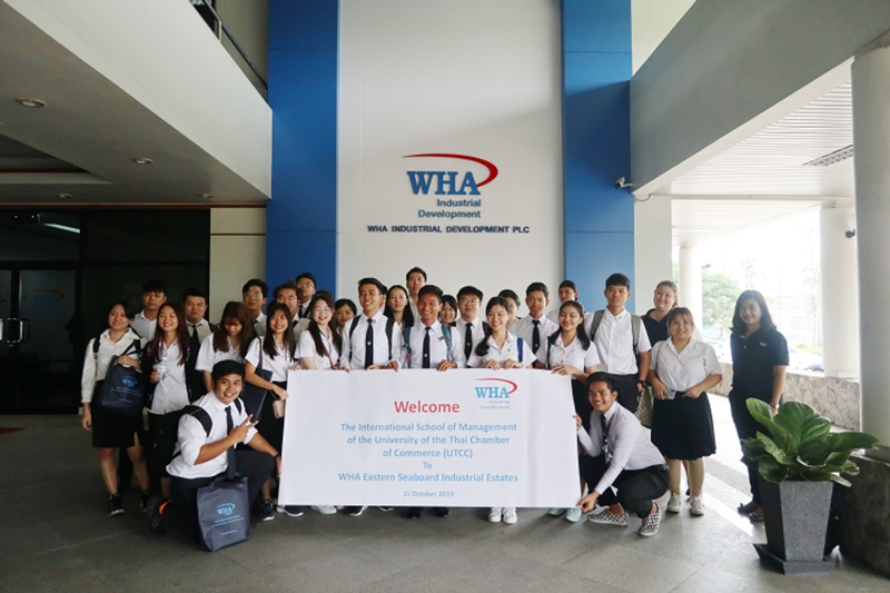 University of Thai Chamber of Commerce Students  Visit WHA ESIE 2 and ESIE (Rayong)