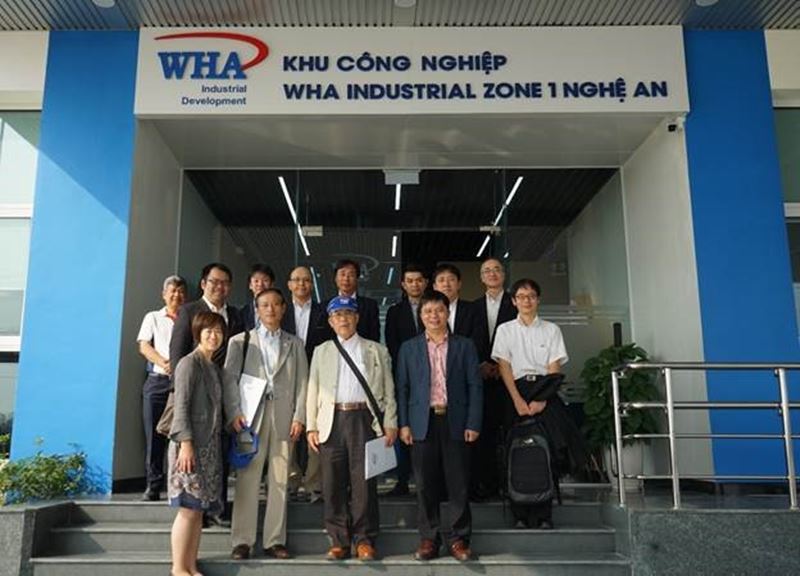 Delegates from Chiba Prefecture  Visit WHA Industrial Zone 1 - Nghe An