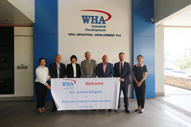 The Ambassador of Ireland visit WHA Industrial Estates in the EEC