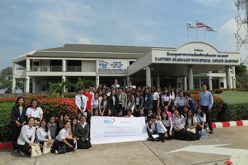 WHA Group Welcomes Kasetsart University Students to WHA Eastern Seaboard Industrial Estate, the Automotive Cluster of Thailand