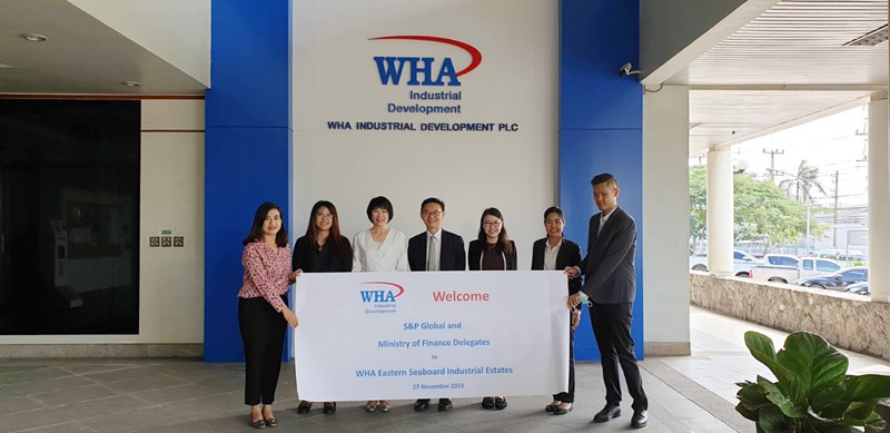 S&P Global Ratings and Ministry of Finance Delegates  Visit WHA Industrial Estates in EEC