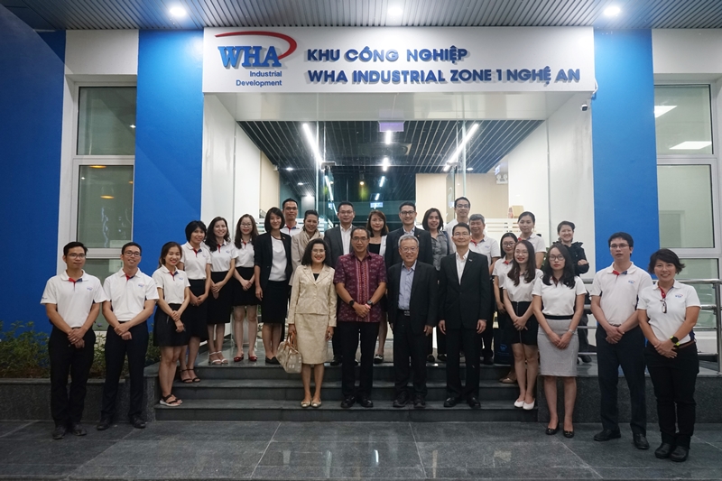 WHA Group Welcomes Thai Ambassador and his Delegation to New Office  of WHA Industrial Zone 1 – Nghe An in Vietnam