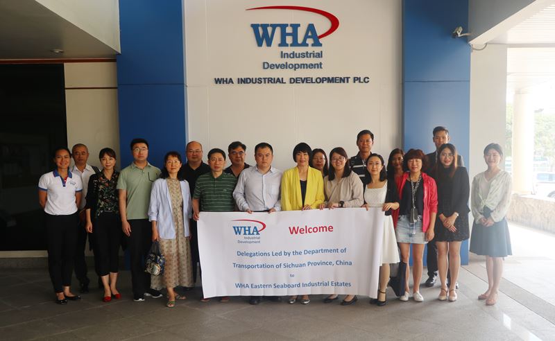 WHA Group Welcomes Transportation Officials  from Sichuan Province