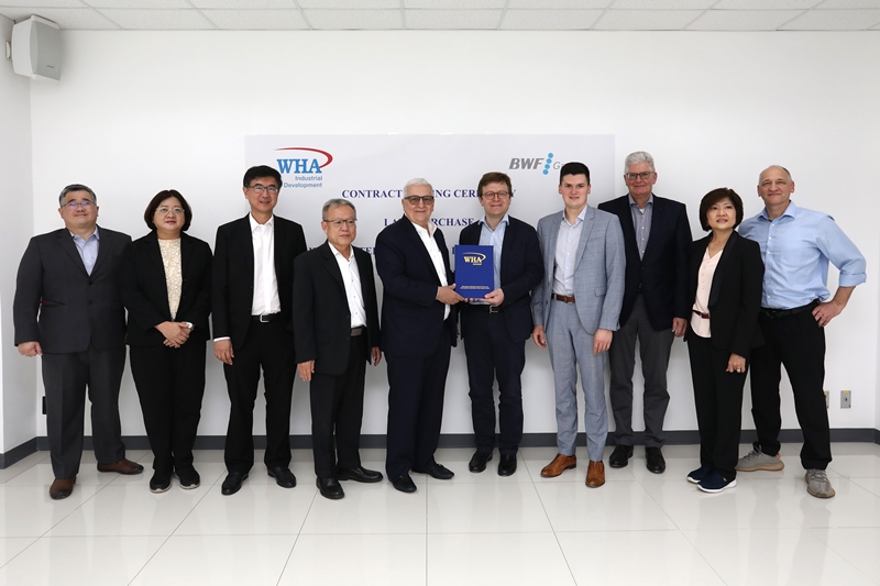 BWF (Thailand) Chooses WHA ESIE 4  To Build Advanced Manufacturing Site in Rayong