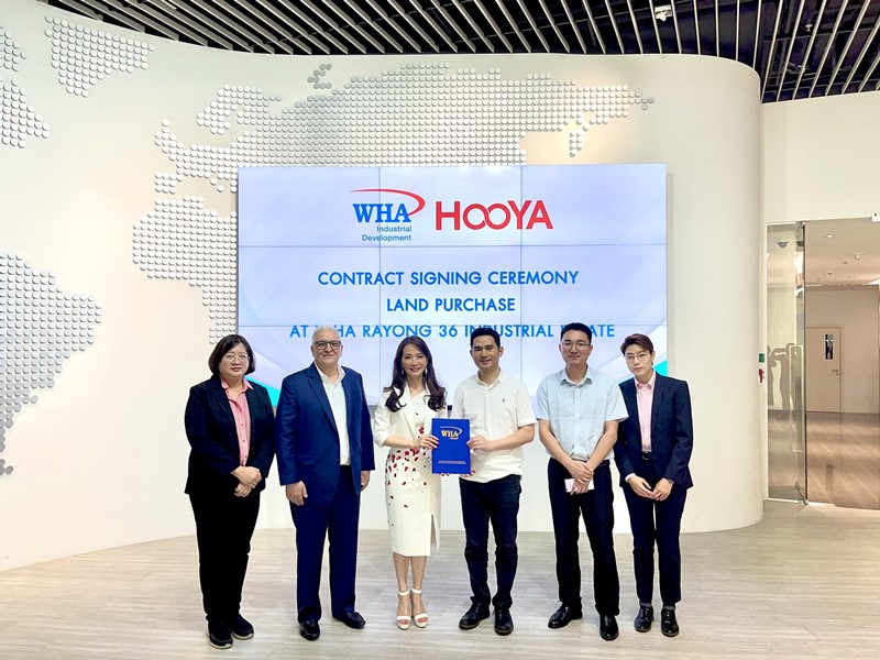 Hooya Group Finalizes Land Purchase Deal for Warehouse at WHA Rayong 36 Industrial Estate