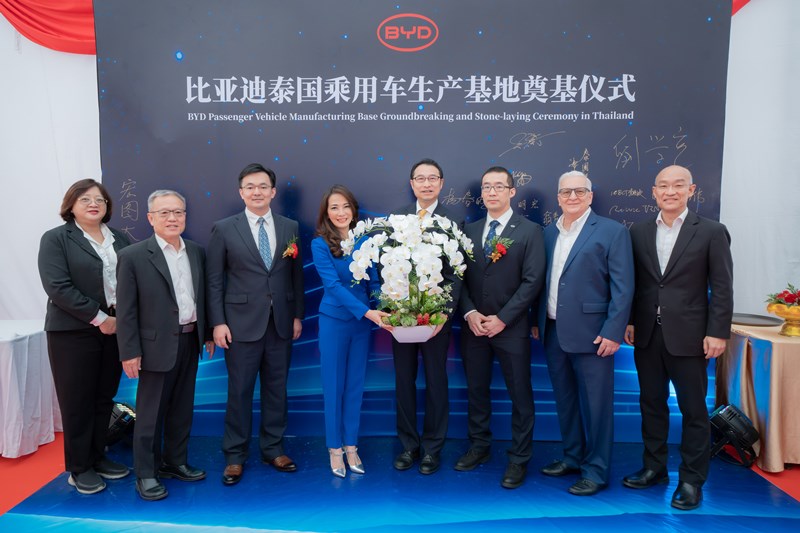 WHA Group Congratulates BYD on Its Groundbreaking and Stone Laying Ceremony  for ASEAN’s First New Energy Vehicle Factory at WHA Rayong 36 Industrial Estate