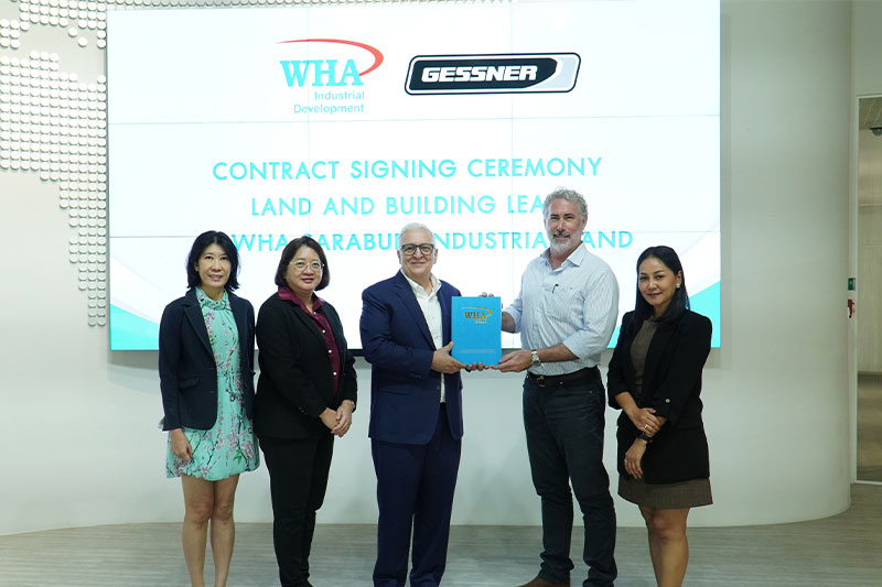 Gessner Finalizes Lease Deal for New Manufacturing Base at WHA Saraburi Industrial Land