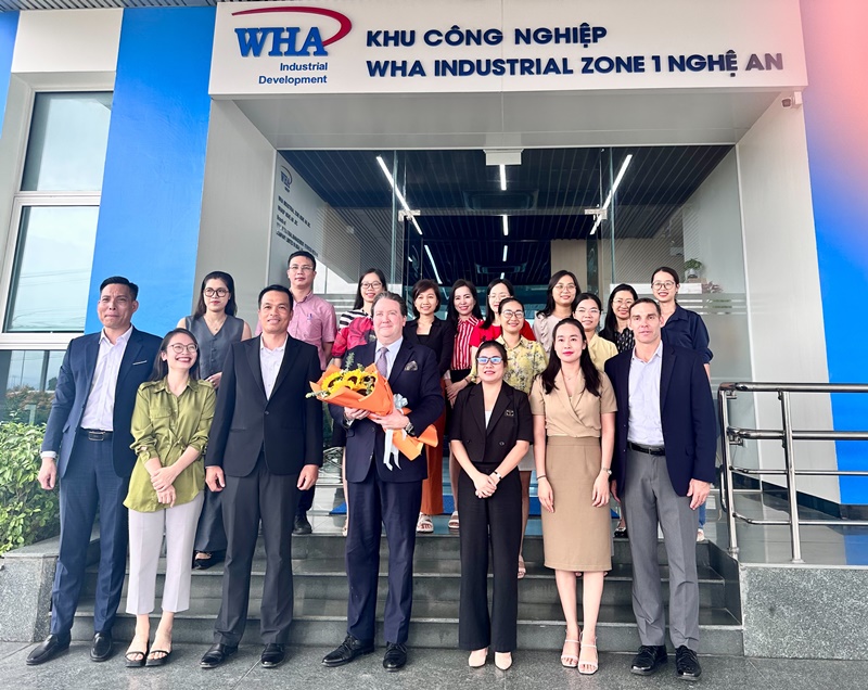 US Ambassador visits WHA Industrial Zone 1 – Nghe An