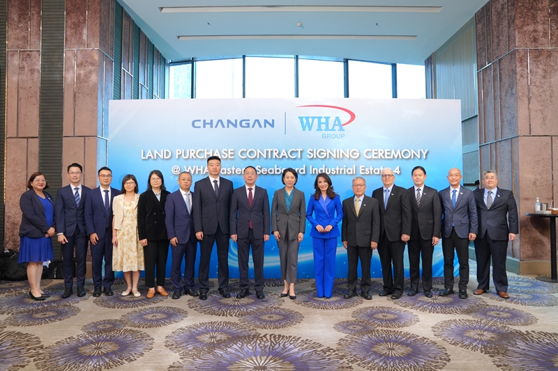 WHA Seals a Significant FDI Deal of the Year with Changan Auto Southeast Asia to Set Up EV Production Base for Worldwide Export  at WHA Eastern Seaboard Industrial Estate 4 With First-Phase Project Value of Over 8,862 Million Baht