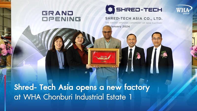 Shred- Tech Asia opens a new factory Shred- Tech Asia opens a new factory