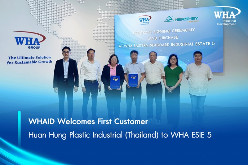 WHAID Welcomes First Customer, Huan Hung Plastic Industrial (Thailand),  to WHA ESIE 5