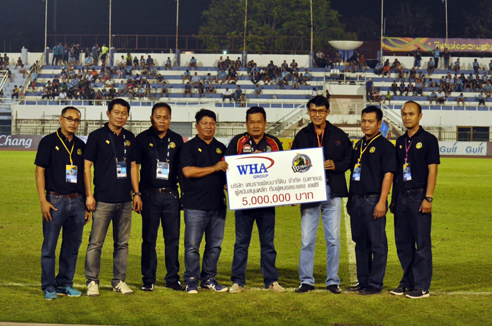 WHA Group Gives 5-Million Baht Sponsorship to Rayong Football Club