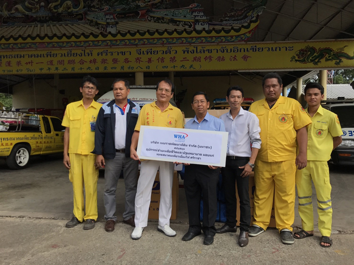WHA Group Supports First-Aid Kits to Paewyaengtai Buddhist Association 