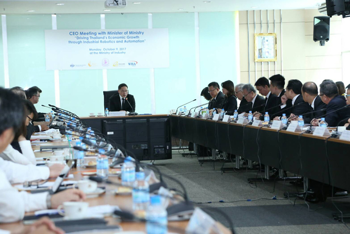 WHA Group Spearheads CEO Meeting on Industrial Robotics With Top Industry Ministry, BOI and EEC Officials