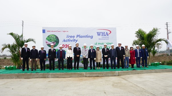 Tree-Planting Activity Held at WHA Industrial Zone 1 – Nghe An