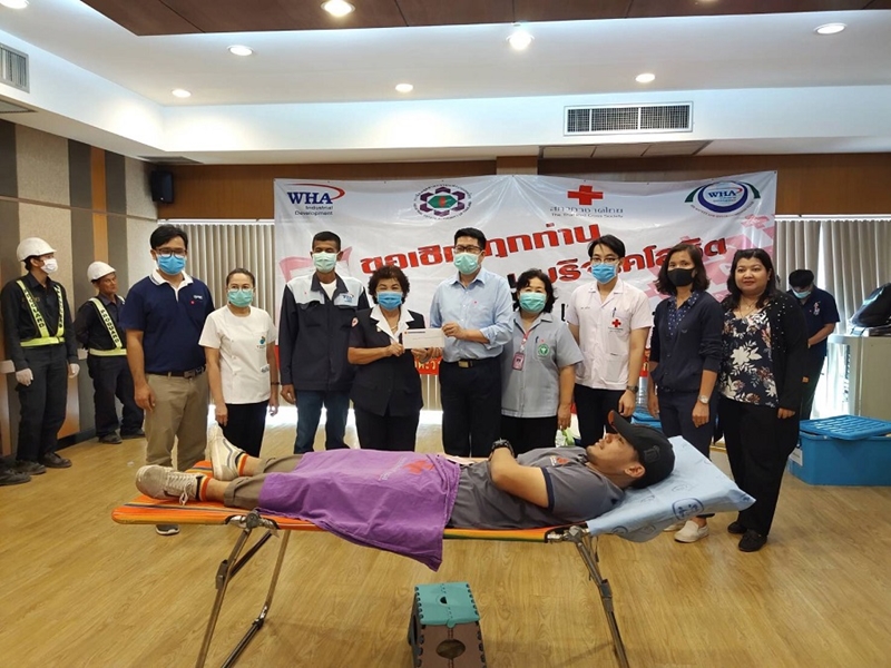 WHA Group Organizes 42nd Blood Donation Campaign with Rayong Red Cross