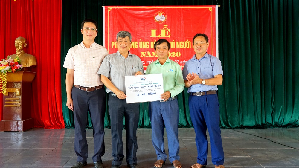 WHA Presents Donation for Nghi Hung Commune