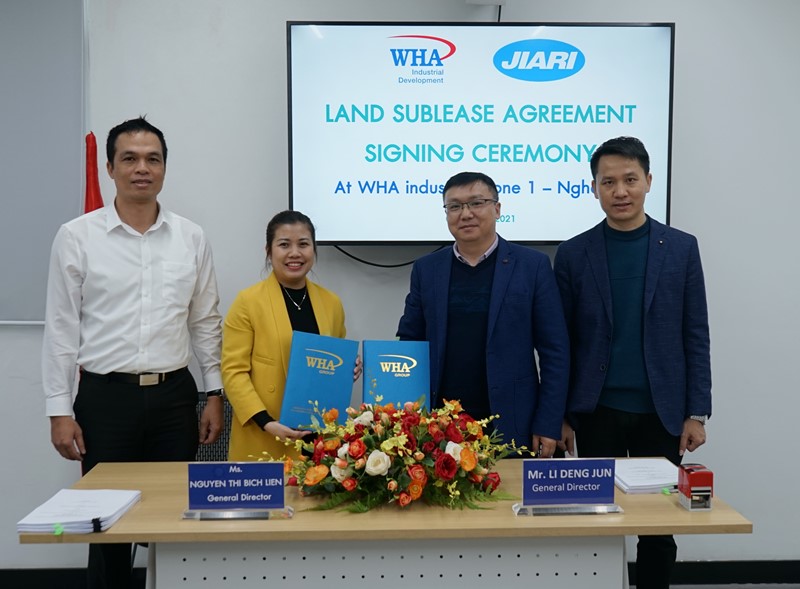 Plastic Gia Nhat Finalizes Land Sublease Agreement with WHA Industrial Zone Nghe An JSC