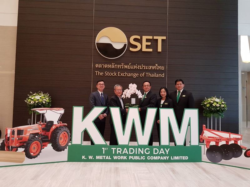 WHA Group Congratulates K.W. Metal Work  on 1st Trading Day