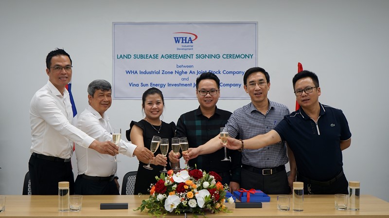 Vina Sun Energy Land Lease Deal at WHA Industrial Zone 1 - Nghe An