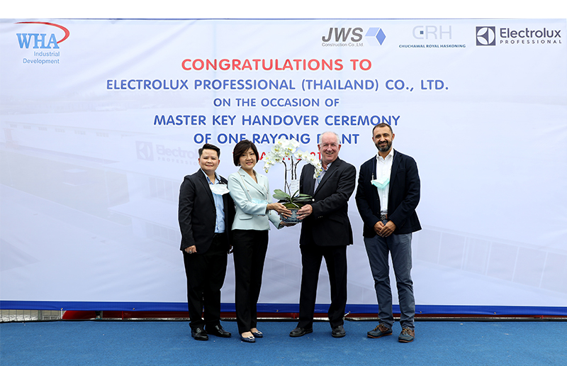Master Key Handover Ceremony  For Electrolux Professional One Rayong Plant