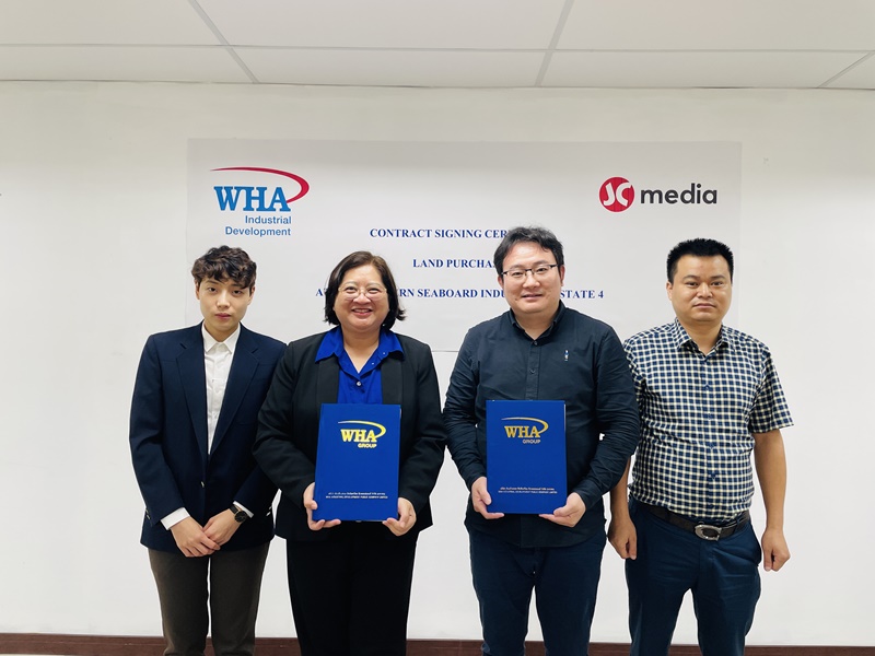 JC Media finalized land purchase agreement at WHA Eastern Seaboard Industrial Estate 4