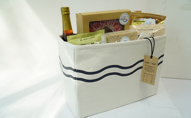 Waste Management Collaboration Project : Hamper and Laptop Case