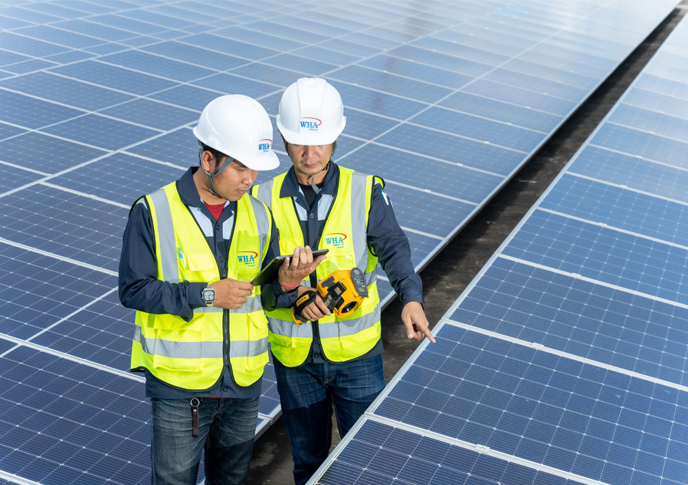 solar-panels-plant-supervisor-with-paraplegia-wheelchair-talks-with-employee